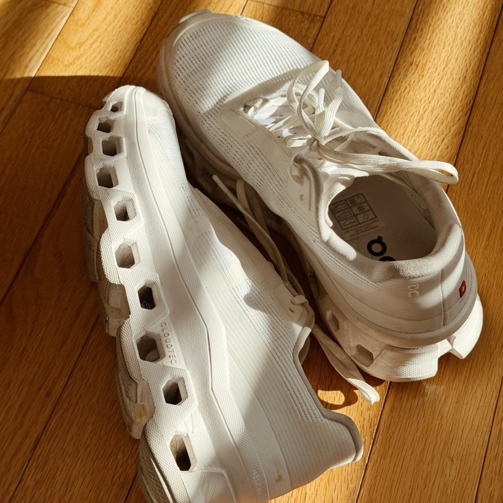 On Running Cloud White Athletic Shoes CLOUDMONSTER 2025